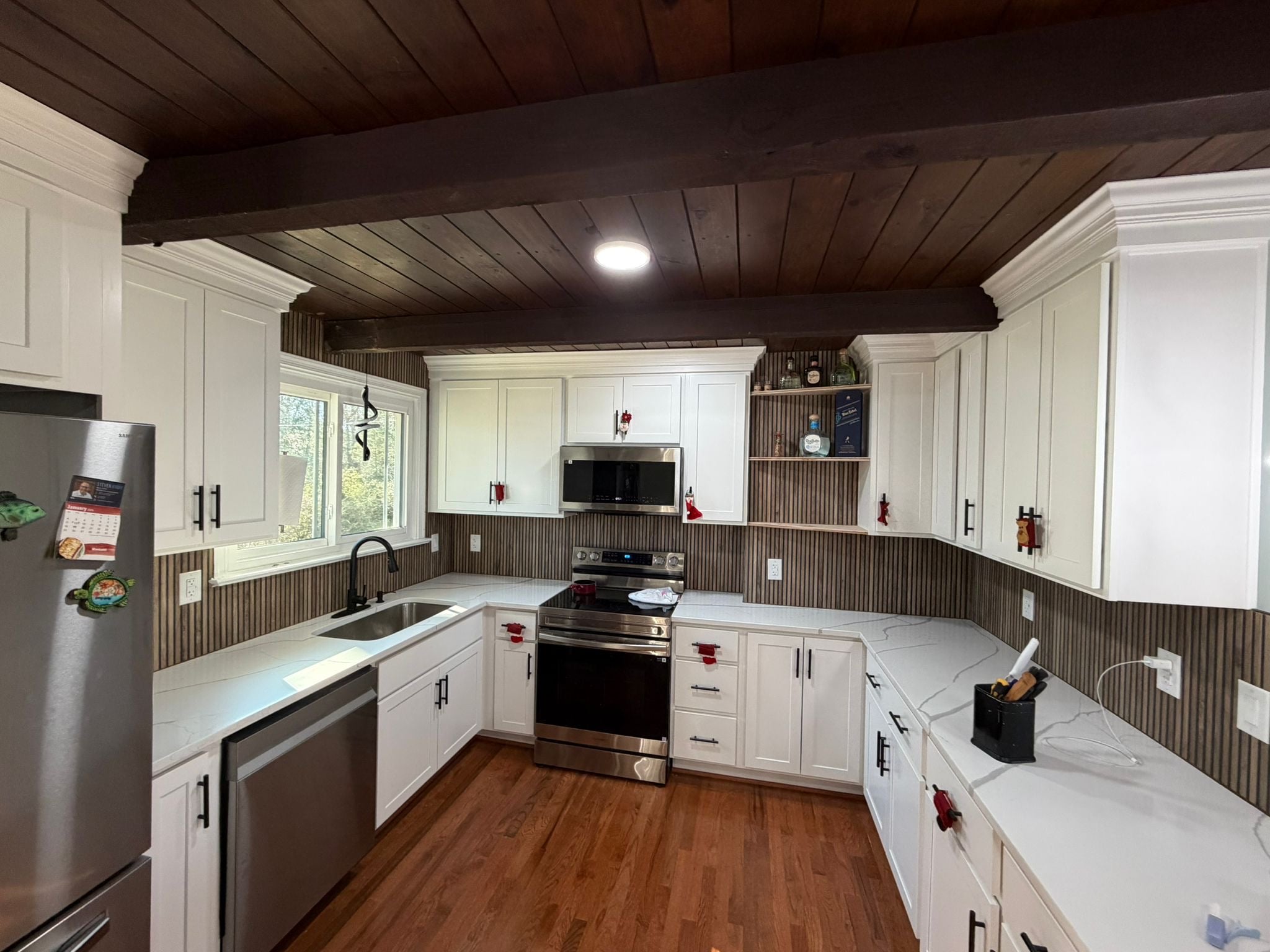 Forevermark cabinet installation kitchen remodel in Richmond VA by Precise Home Improvements