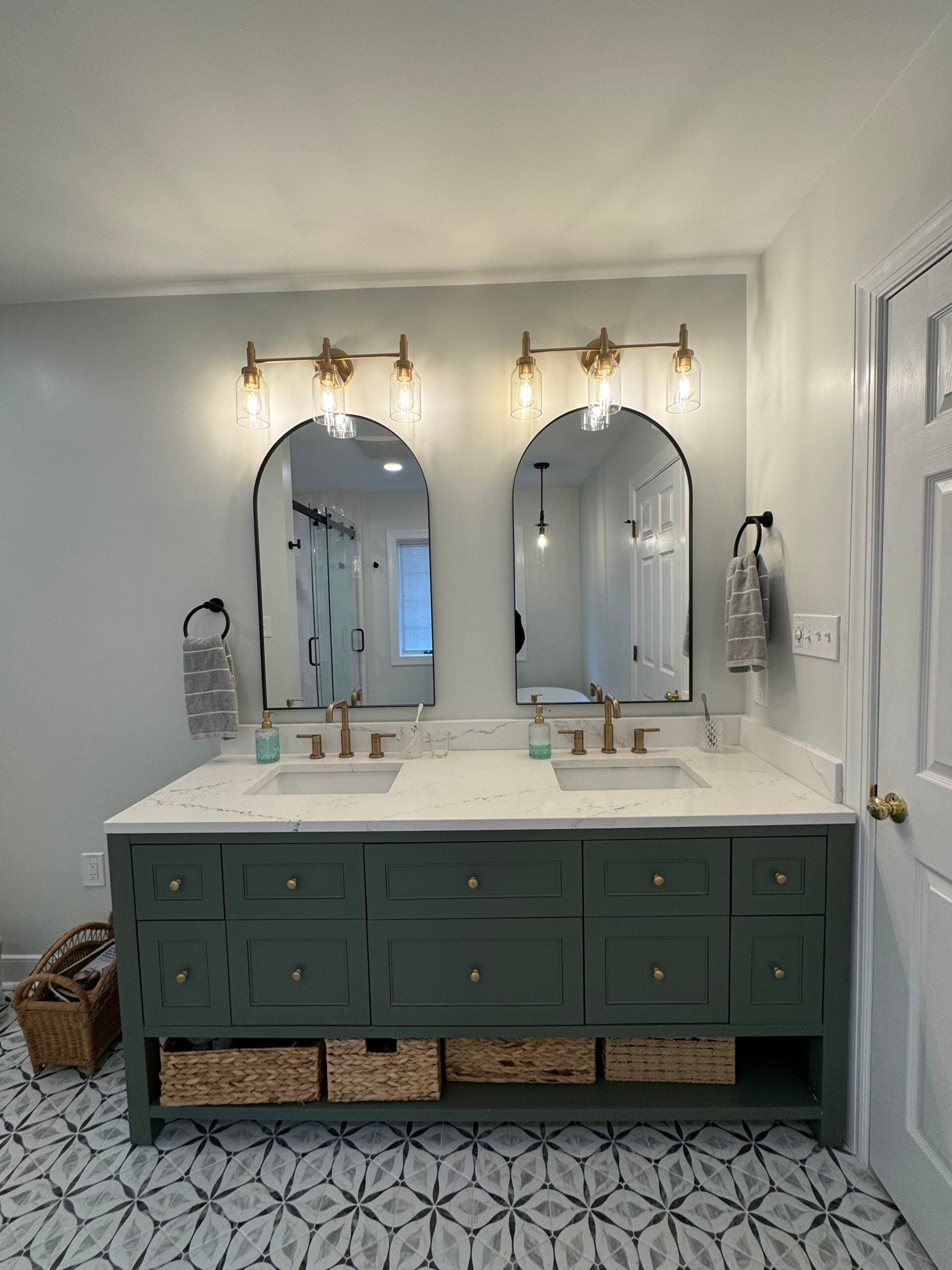 Tile shower installation in Richmond VA by Precise Home Improvements