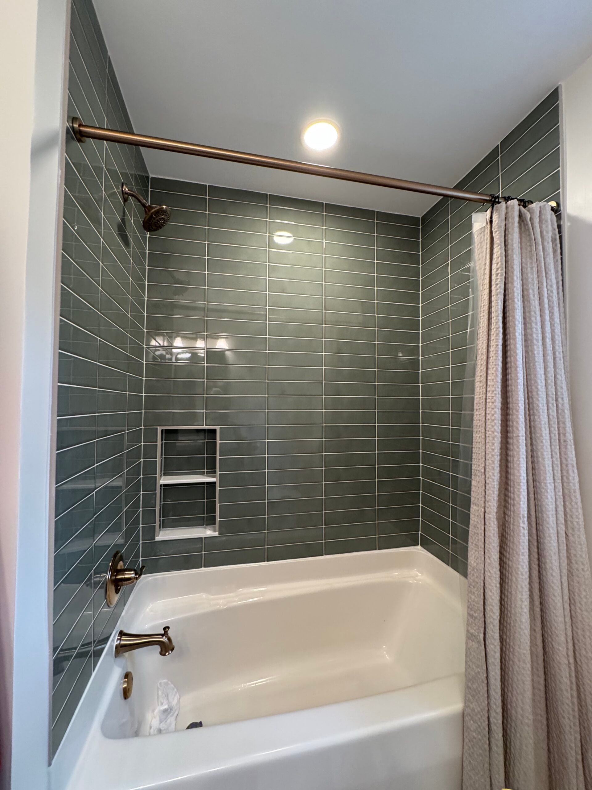 Full bathroom gut renovation in Richmond VA by Precise Home Improvements