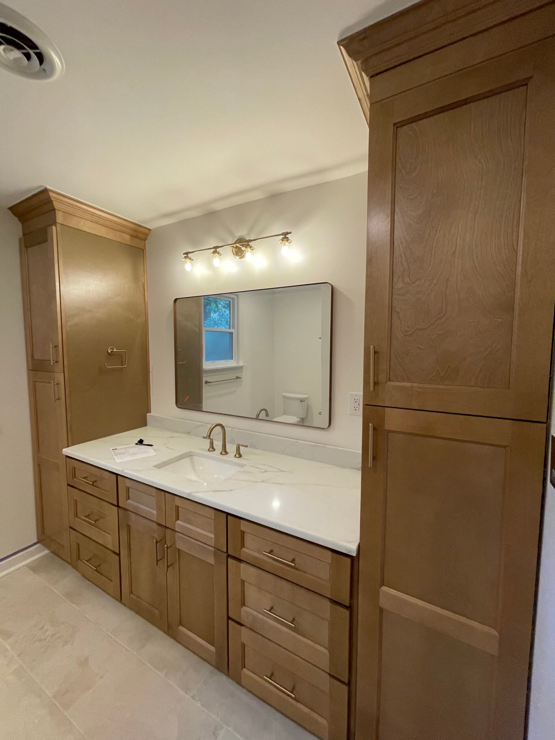Custom bathroom renovation in Richmond VA by Precise Home Improvements